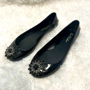 Ted Baker black Jelly ballet Flats size 5